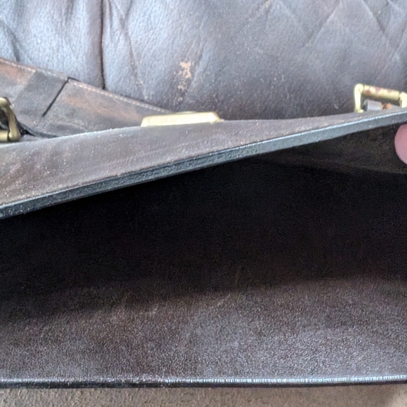 Filson leather field satchel/briefcase - Picture 7 of 8